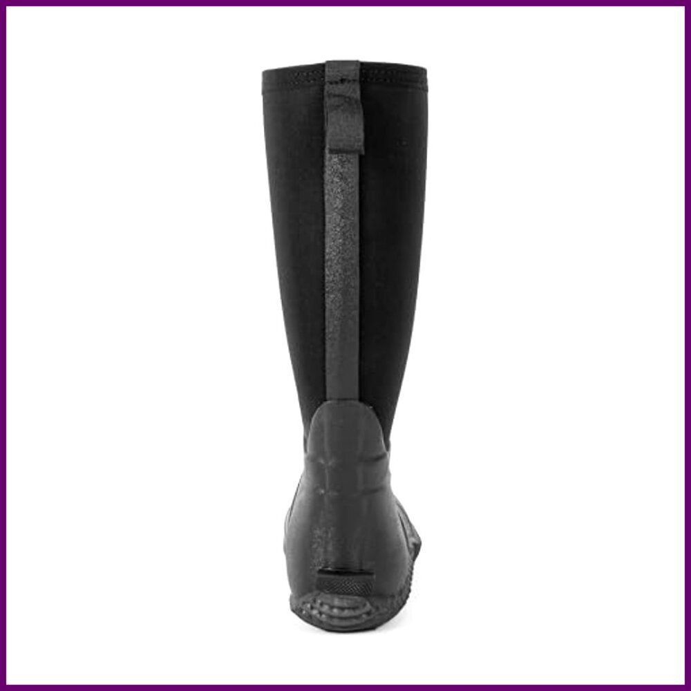 Waterproof Neoprene Rubber Boots Women's Work Hunting Rain Mud Size Up - Picture 2 of 6